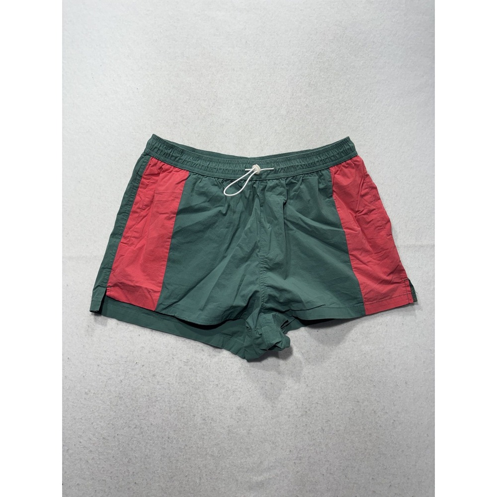 Wild Fable Green Pink Colorblock Athletic Sweat Shorts Juniors Large L